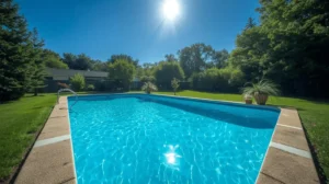 Luxurious Backyard Swimming Pool