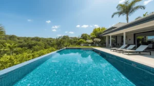Luxurious Backyard Swimming Pool