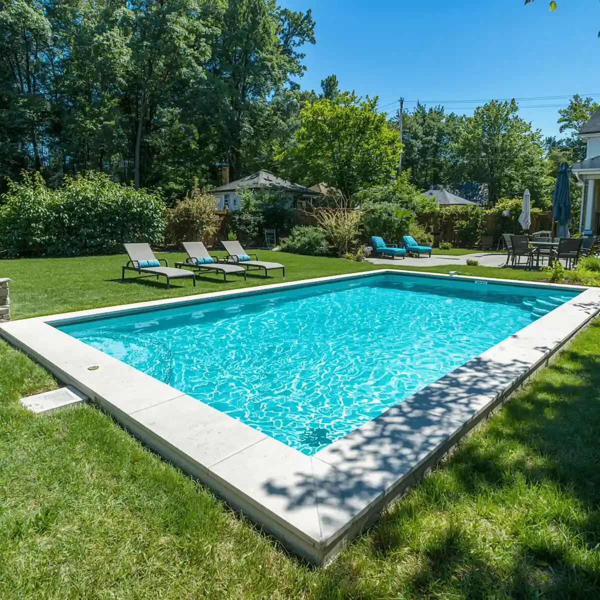 Custom swimming pool built by GWP Builders in Canoga Park, CA